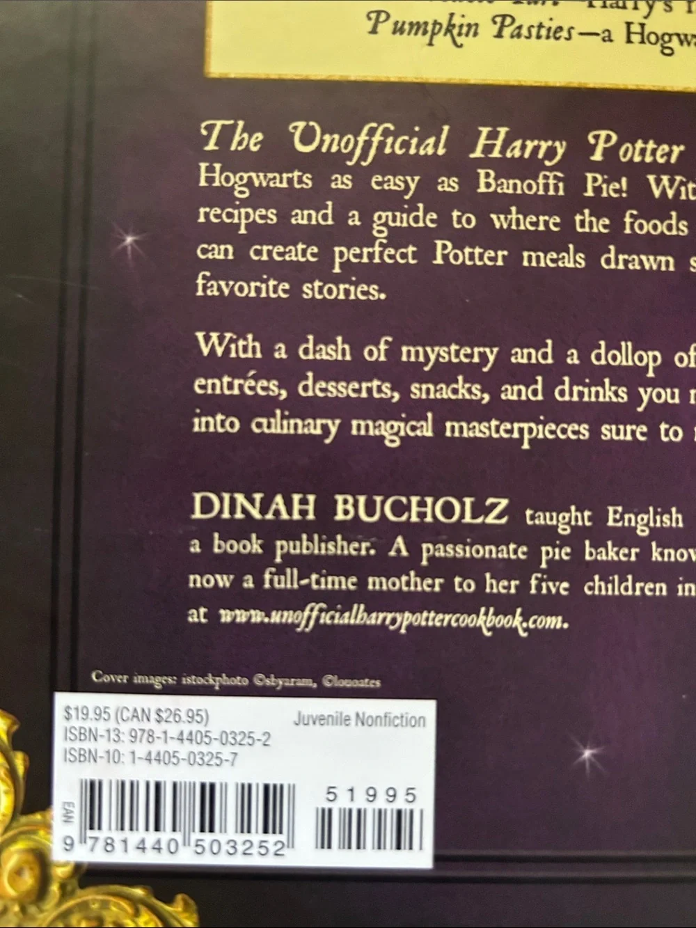 The Unofficial Harry Potter Cookbook — Purple Cover